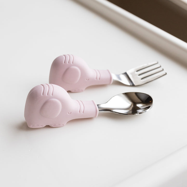 Training Utensils - Pink Elephant