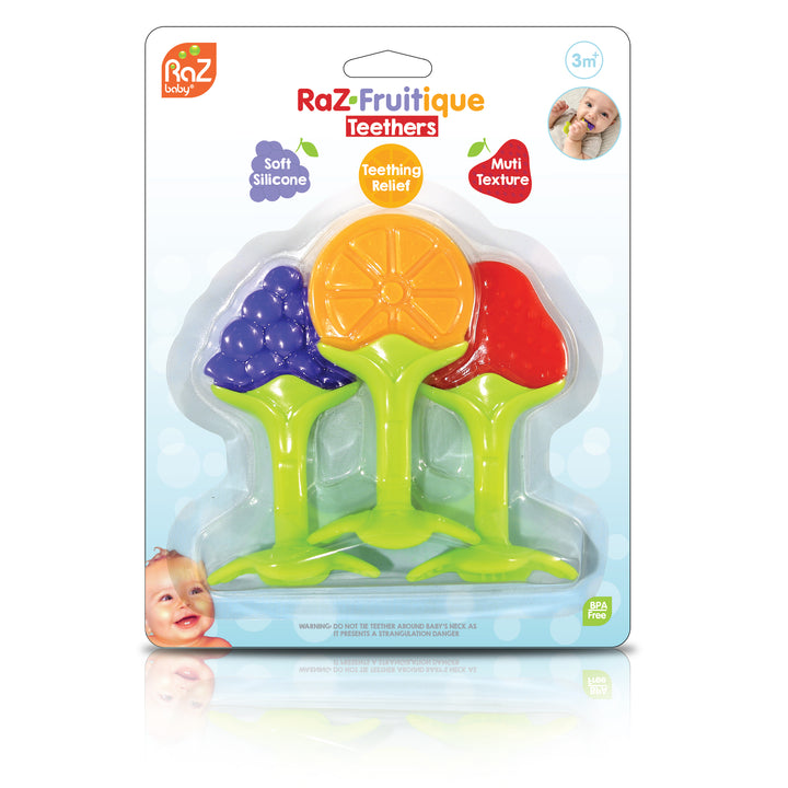 Fruitique Silicone Teether Set - 3 pack