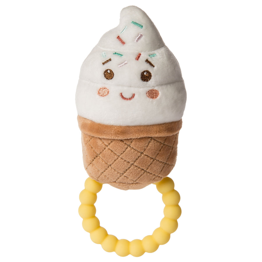 Mary Meyer - Sweet Soothie Teether Rattles - Ice Cream 5" Sweet Soothie Teether Rattle - Sprinkly Ice Cream - 5" 719771442178