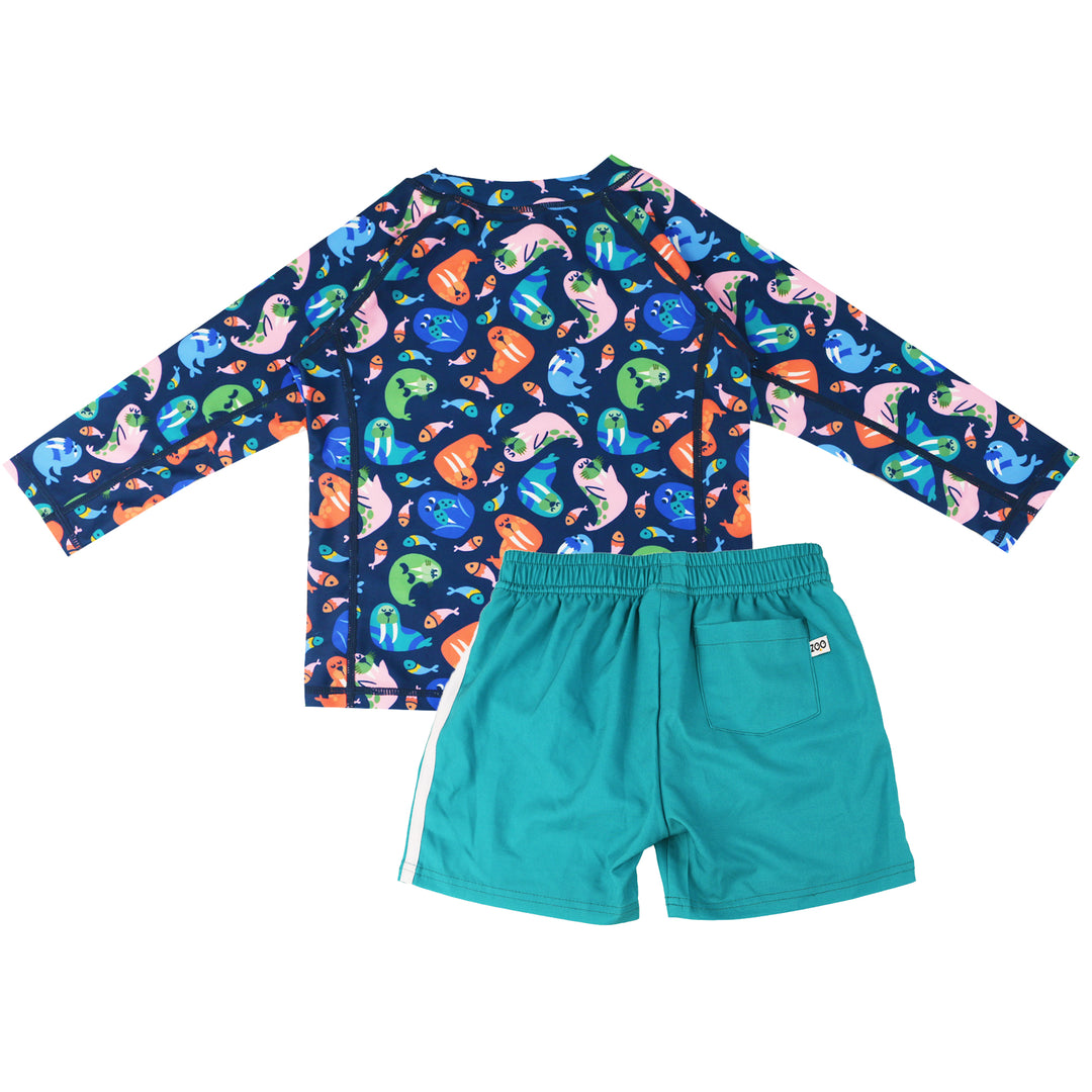 Rashguard Swim Top + Short Set