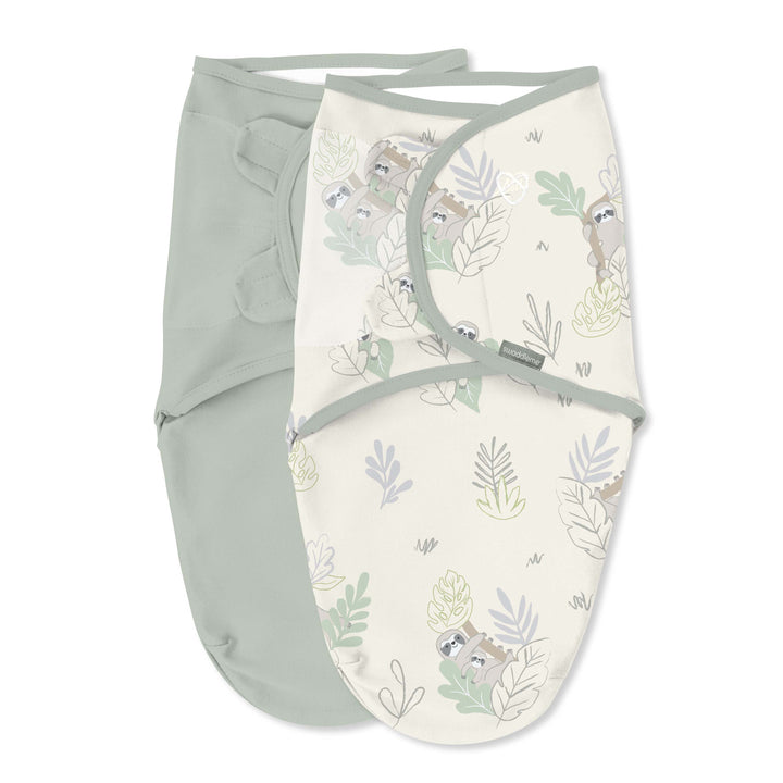 SwaddleMe - 2pk Original - Stage 1 - Peekaboo Sloth - 0-3M 2 pack Original Swaddle - Peekaboo Sloth - Stage 1 012914171271