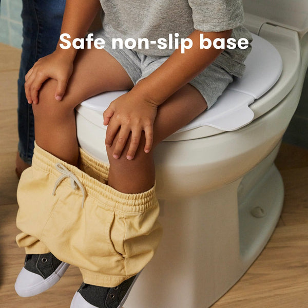 Siège de toilette pliable et portable