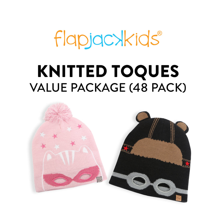 FlapJackKids - Knitted Toques - 12% OFF 48 Hat buy-in FlapJackKids - Knitted Toques  - 12% OFF with 48 Hat buy-in 990006500492