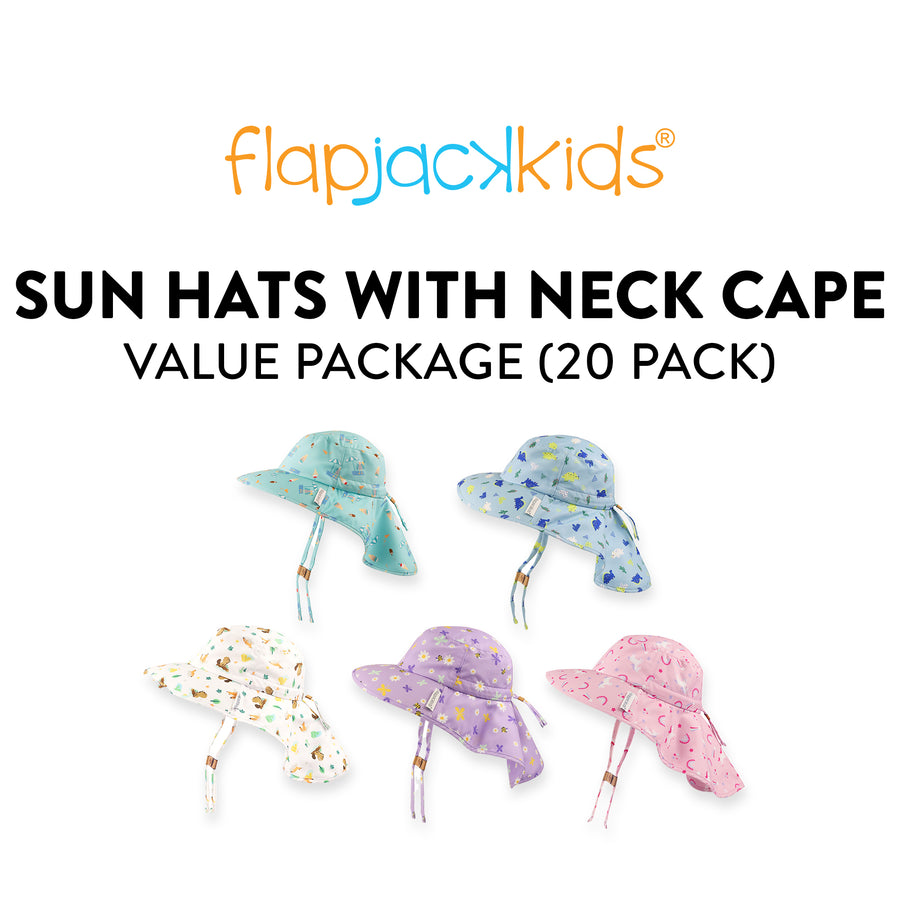 FlapJackKids - Sun Hats Neck Cape - 6% OFF 20 Hat buy-in FlapJackKids - Sun Hats with Neck Cape - 6% OFF with 20 Hat buy-in 990006500546