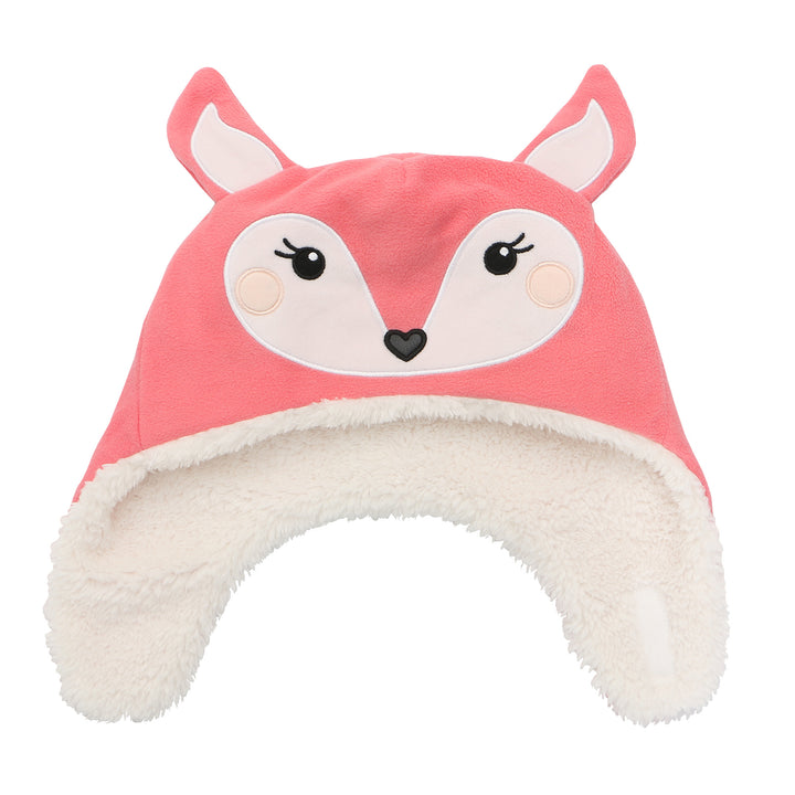 Reversible Sherpa Hat - Bunny/Deer