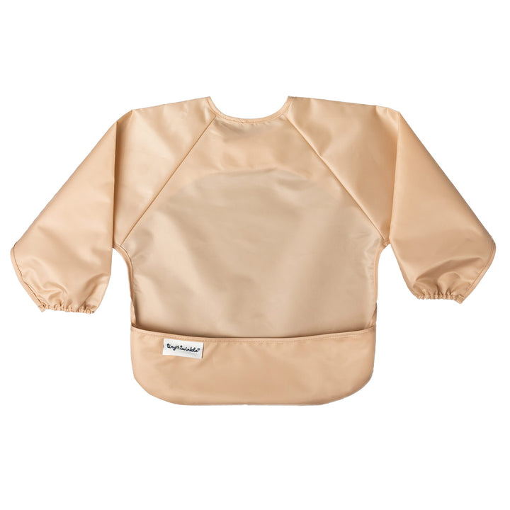 Mess-proof Full Sleeve Bib 2 Pack - Sand, Cinnamon