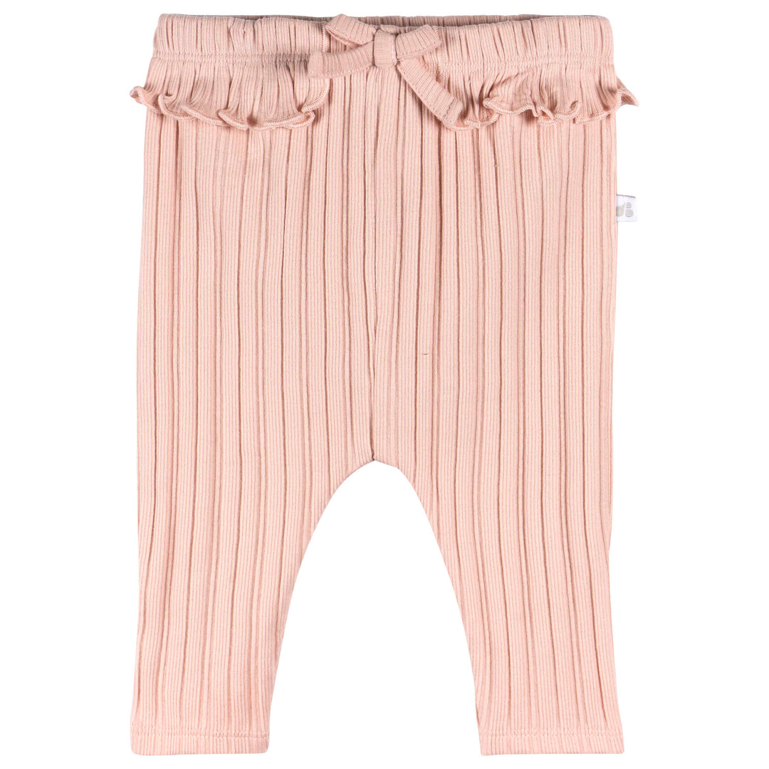 Just Born by Gerber Baby Girl 2-Pack Pants - PINK