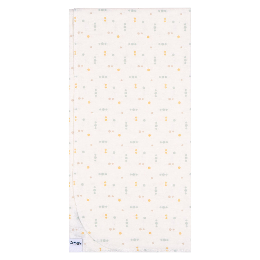 Flannel Receiving Blanket - 4pk