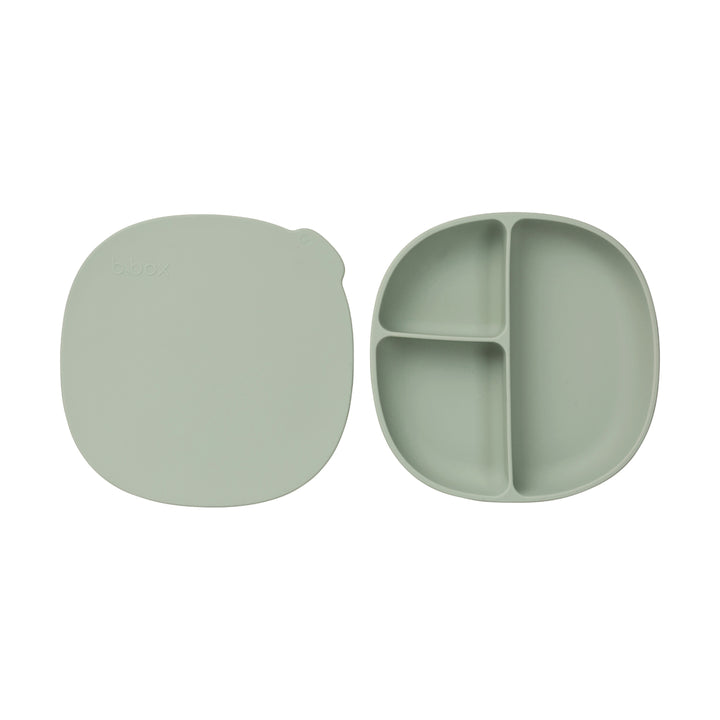 Silicone Plate + Lid - Sage