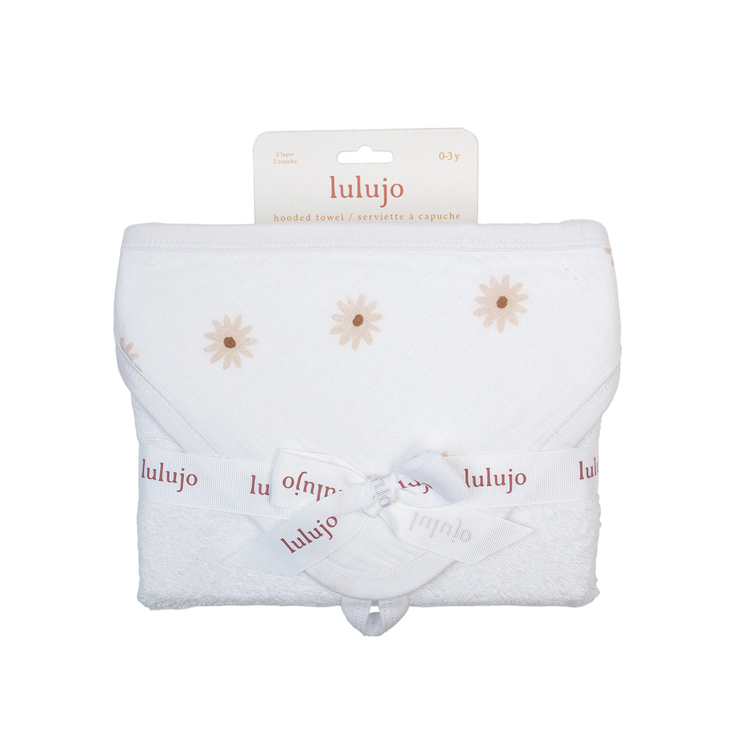 Hooded Towel - Daises