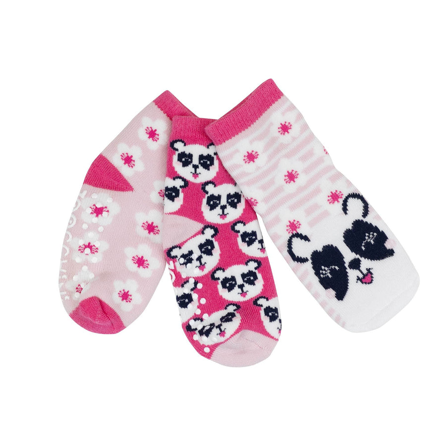 ZOOCCHINI - 3pair Comfort Terry Socks Pippa Panda - 0-24M Comfort Terry Socks Set - 3 Pair - Pippa the Panda 810608032644