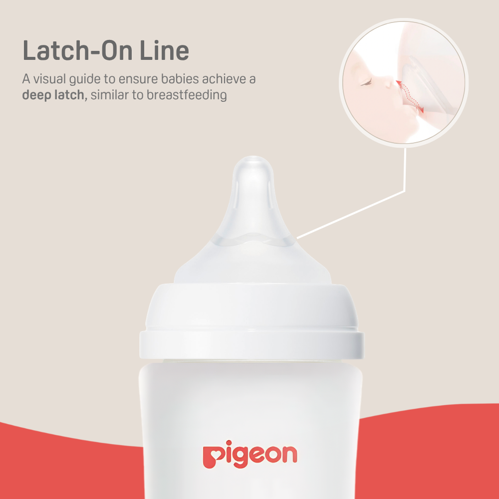 Silicone Coated Glass Bottle 8oz with M Nipple (3M+) - 2 pack