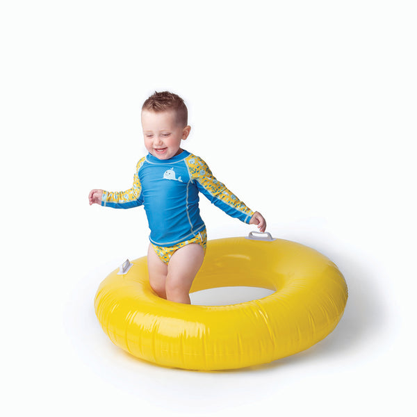 Ensemble 2 pièces haut rashguard et couche de bain