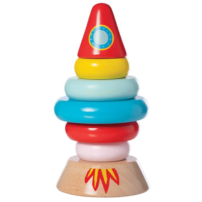 Stacker Rocket 7pc Magnetic Wooden Stack