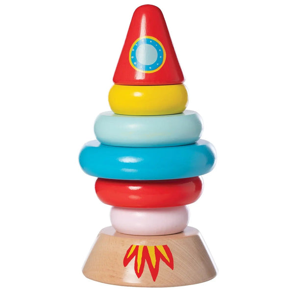 Stacker Rocket 7pc Magnetic Wooden Stack