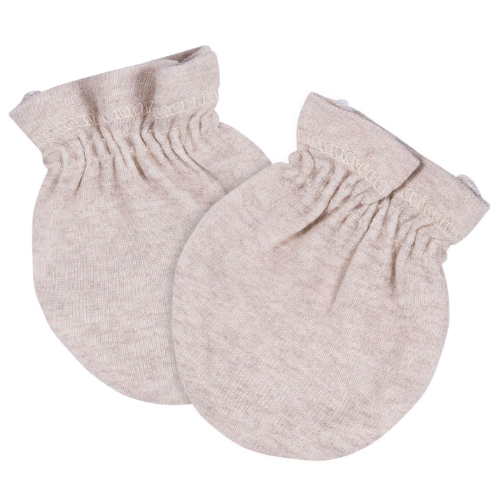 4-Piece Baby Neutral Avo Cuddle Cap & Mitten Set