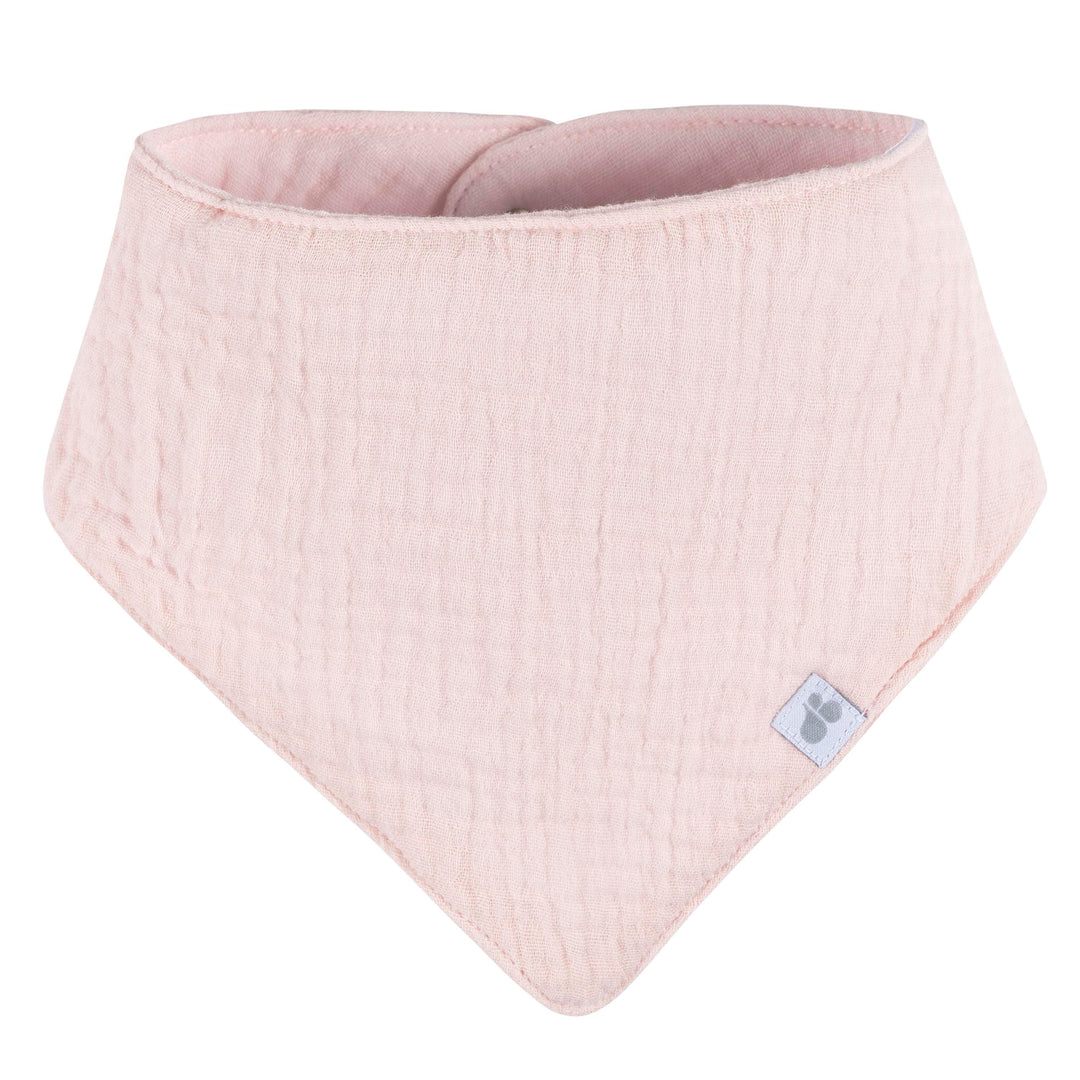 4-Pack Muslin Bandana Bibs - Pink