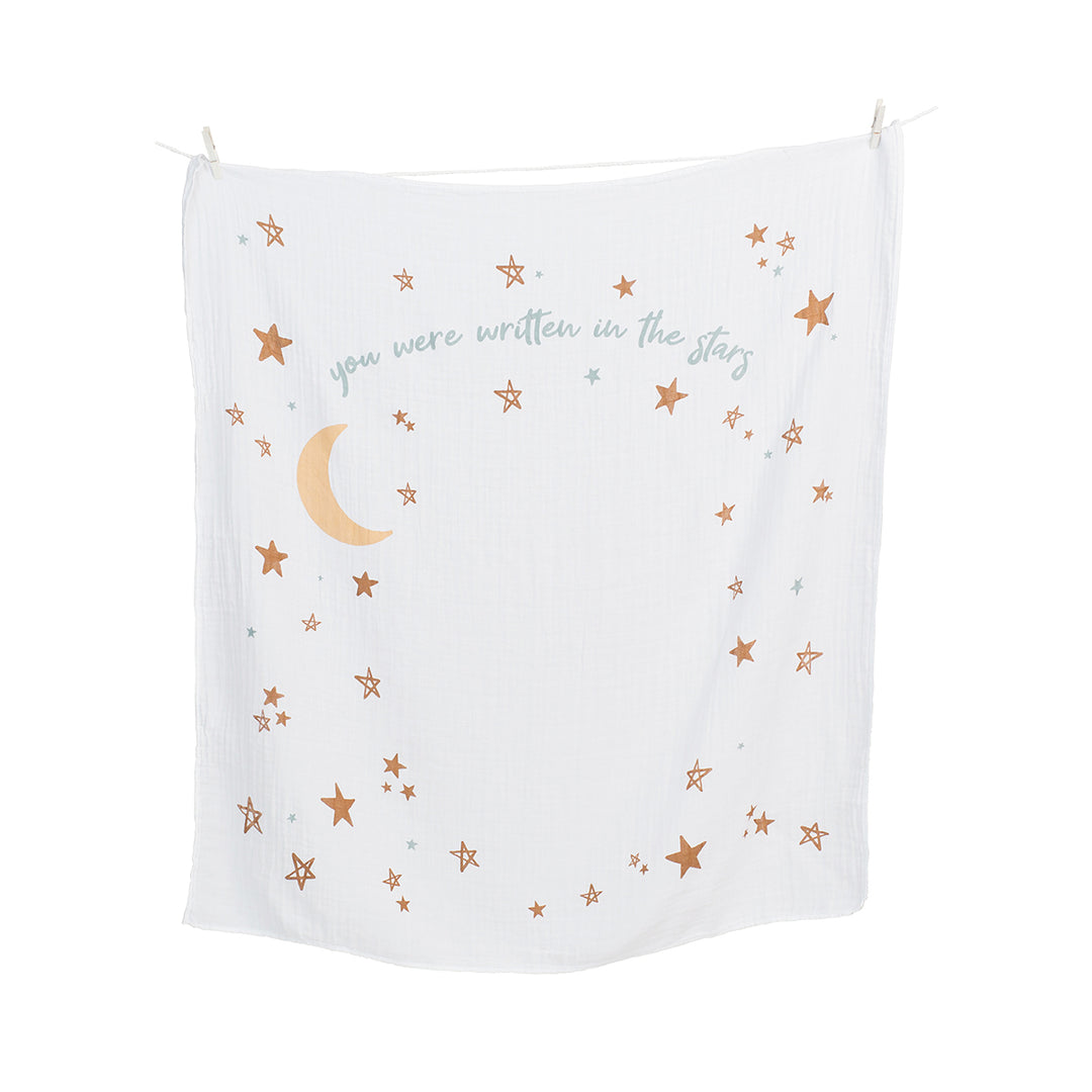 Baby's 1st Year Milestone Blanket - Written in the Stars