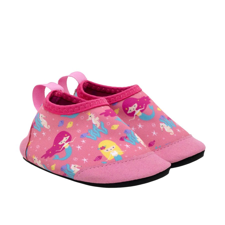 Robeez - S24 - Aqua Shoes - Mermaid Bubbles - Pink - 1 (0-3M Aqua Shoes - Mermaid Bubbles - Pink 197166003010